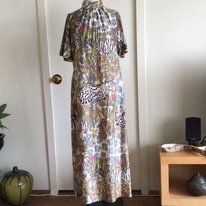 Vintage 70s nylon dress Semon Frelich S/M